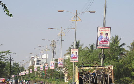 Pole Kiosk Advertising agency in Aurangabad